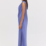 PERIWINKLE CHIFFON IBIZA GOWN