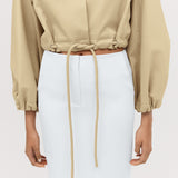 SAND COTTON CAMPBELL CROP BOMBER
