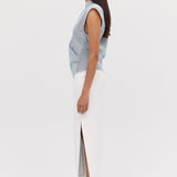 NAVY STRIPE YANG TOP