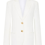 IVORY CREPE ENSO JACKET