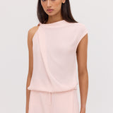 PINK CREPE YANG TOP