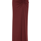 BURGUNDY JERSEY BANKSIA SKIRT