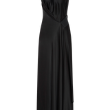 BLACK SILK ISABELLA GOWN
