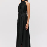 BLACK SILK ISABELLA GOWN