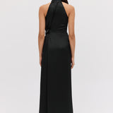 BLACK SILK ISABELLA GOWN