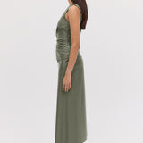 MOSS LEATHERETTE ILLUSION TOP