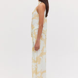 MINT BLOOM CREPE INFINITE TOP