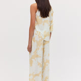 MINT BLOOM CREPE RAY PANT