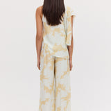 MINT BLOOM CREPE RAY PANT