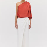 CORAL CHIFFON VALENCIA TOP