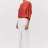 CORAL CHIFFON VALENCIA TOP