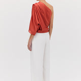 CORAL CHIFFON VALENCIA TOP