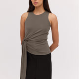BRONZE JERSEY AESTHETE TOP