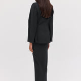 BLACK CREPE RAFAEL SKIRT
