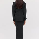 BLACK CREPE RAFAEL SKIRT