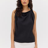 BLACK JERSEY ROMA TOP