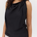 BLACK JERSEY ROMA TOP