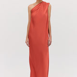 CORAL CHIFFON IBIZA GOWN