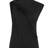 BLACK COTTON YANG TOP