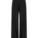 BLACK SILK RAY PANT