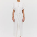 IVORY TEXTURED YAYOI DRESS