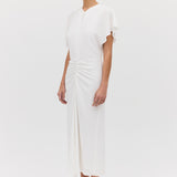 IVORY TEXTURED YAYOI DRESS