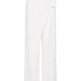 IVORY TEXTURED DEVIATION PANT