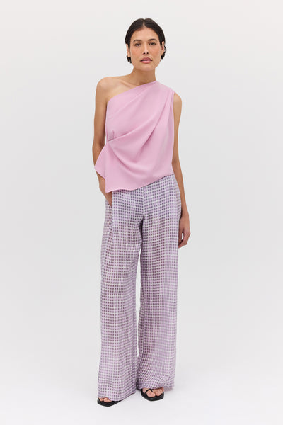 LILAC CHECK RAY PANT – Bianca Spender