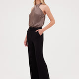 BLACK CREPE CLARION PANT