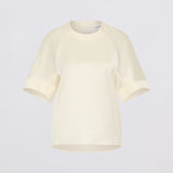 CREAM SATIN EVOLVE TOP