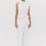 IVORY TEXTURED DEVIATION PANT