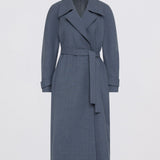 DENIM WOOL SUITING EVOLVE COAT
