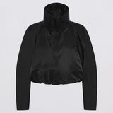BLACK PARACHUTE SATIN AETHER BOMBER JACKET