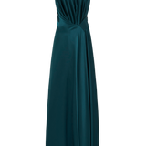 PETROL SILK ISABELLA GOWN