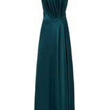 PETROL SILK ISABELLA GOWN