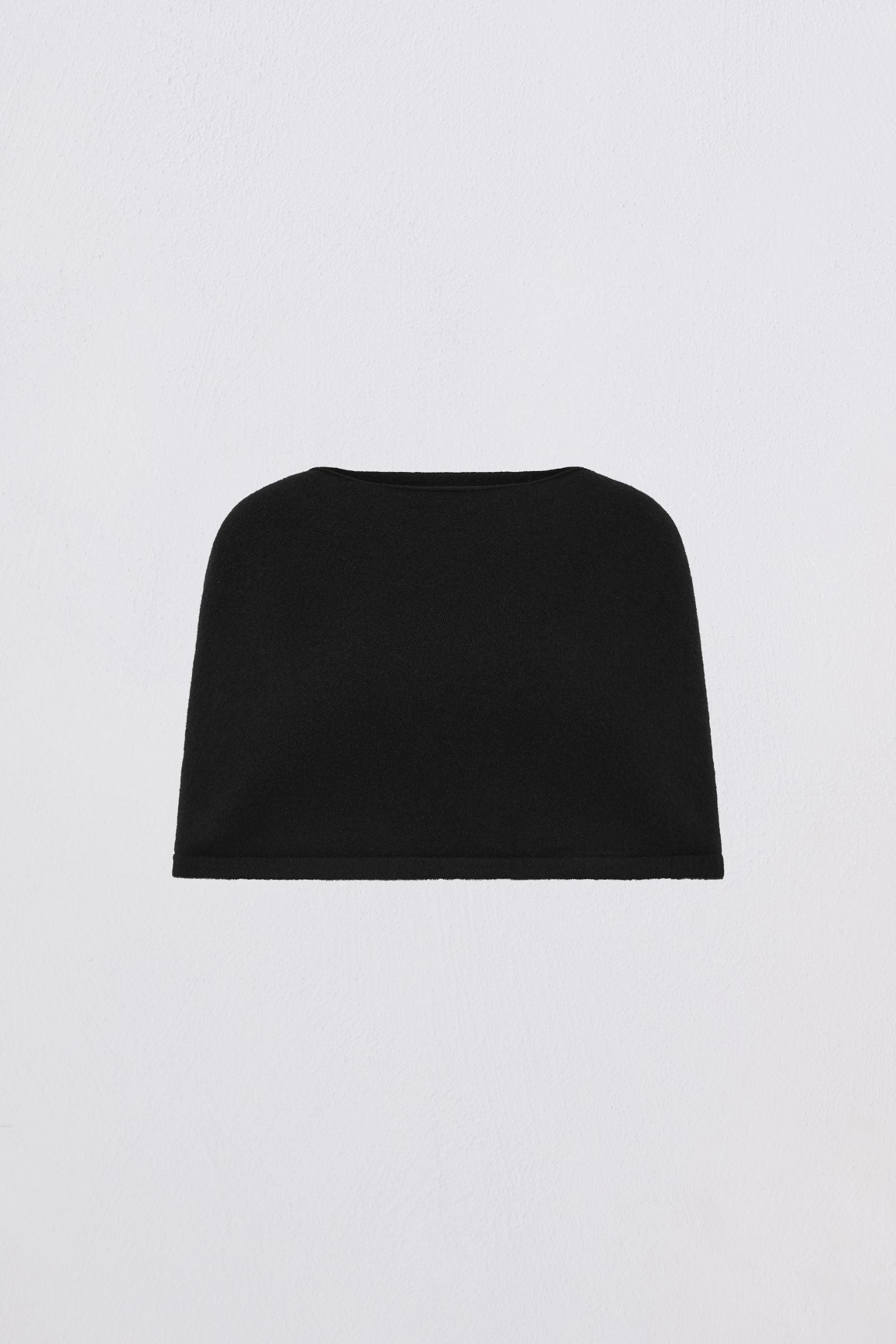 BLACK CASHMERE HAVEN KNIT CAPE