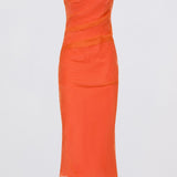 MANDARIN ORGANZA EMULATE STRAPLESS