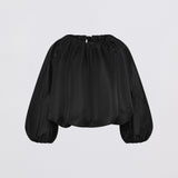 BLACK PARACHUTE SATIN HORIZON TOP