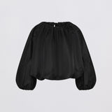 BLACK PARACHUTE SATIN HORIZON TOP