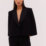 BLACK CREPE JACQUETTE