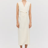 CREAM WOOL INTERLUDE DRESS