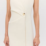 CREAM WOOL INTERLUDE DRESS