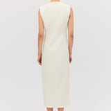 CREAM WOOL INTERLUDE DRESS