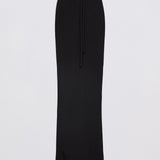 BLACK CREPE SUITING RAFAEL SKIRT