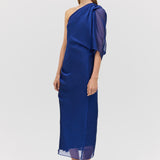 ROYAL CHIFFON VALENCIA DRESS