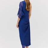 ROYAL CHIFFON VALENCIA DRESS