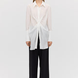 IVORY SILK CDC WHISPER SHIRT