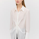 IVORY SILK CDC WHISPER SHIRT