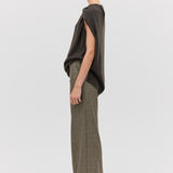 LIQUORICE CASHMERE GENTLE KNIT