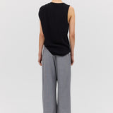 BLACK CASHMERE GENTLE KNIT